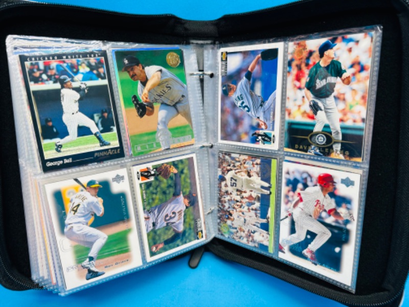 Photo 16 of 686879…final sale no returns/refunds-160 mixed baseball trading cards in binder 