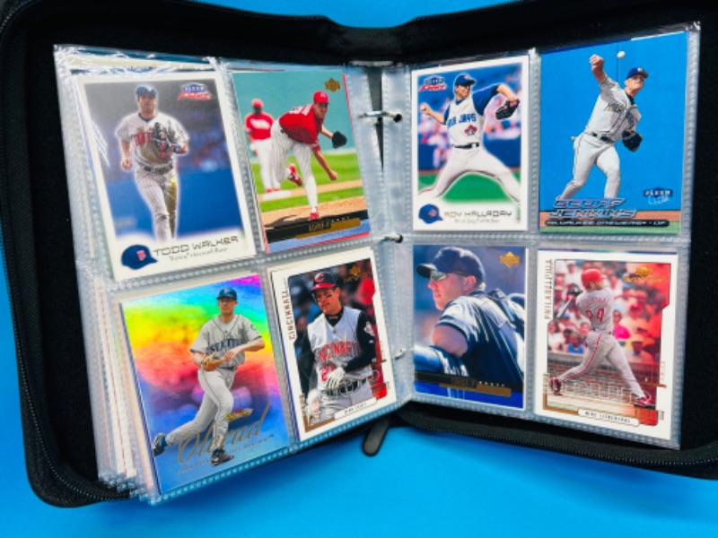 Photo 17 of 686879…final sale no returns/refunds-160 mixed baseball trading cards in binder 