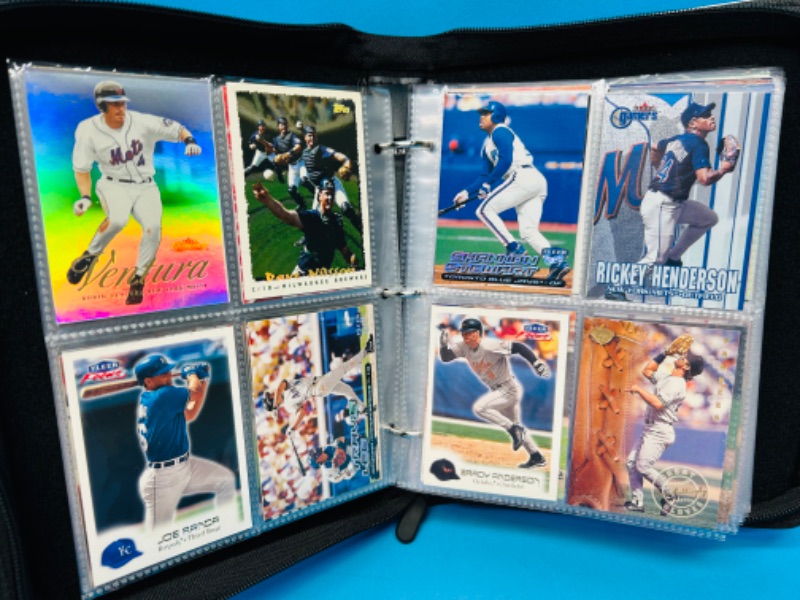 Photo 21 of 686879…final sale no returns/refunds-160 mixed baseball trading cards in binder 