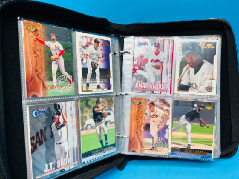 Photo 11 of 686879…final sale no returns/refunds-160 mixed baseball trading cards in binder 