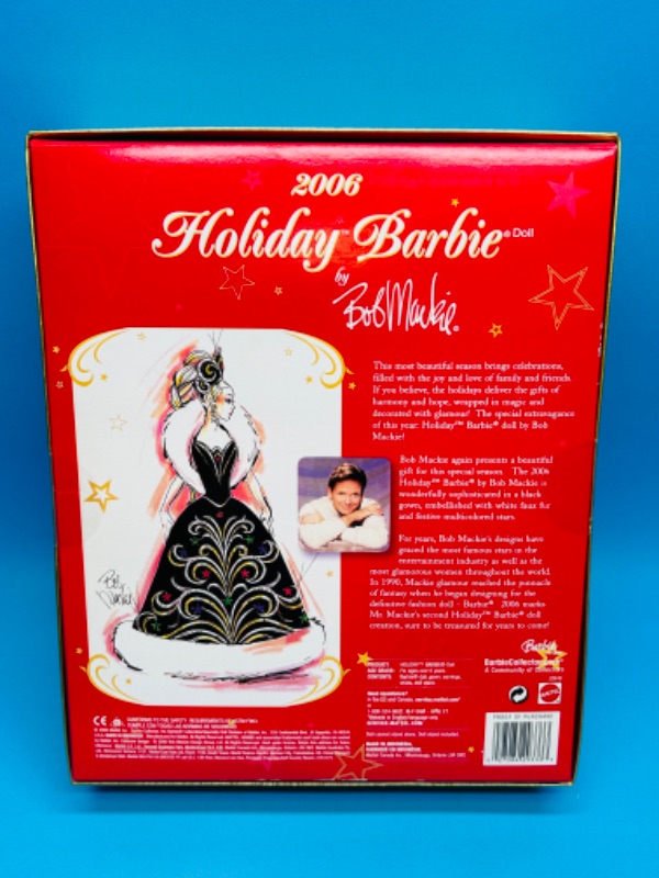 Photo 3 of 686885…2006 Holiday Barbie by Bob Mackie 