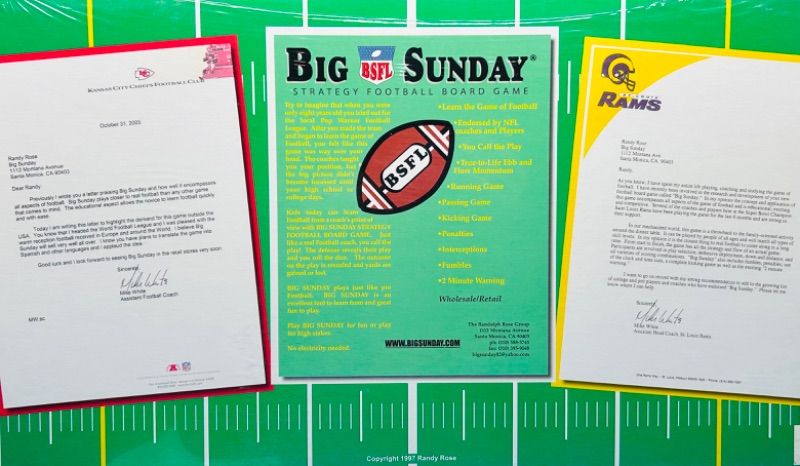 Photo 2 of 686937…sealed vintage 1997 Big Sunday strategy football board game 