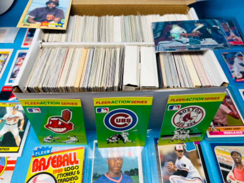 Photo 2 of 686939… final sale no returns no refunds1800+ mixed basketball and baseball cards in boxes 