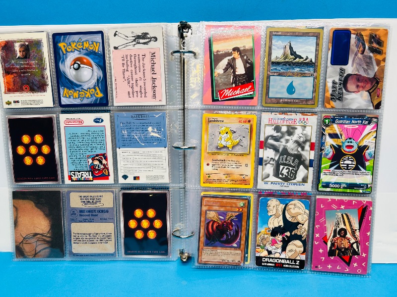 Photo 1 of 686948…final sale no returns/refunds-198 mixed character and trading cards in binder 