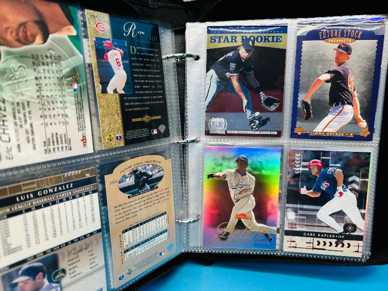 Photo 15 of 686950…final sale no returns/refunds-76 mixed baseball holo, foil, chrome cards in binder 