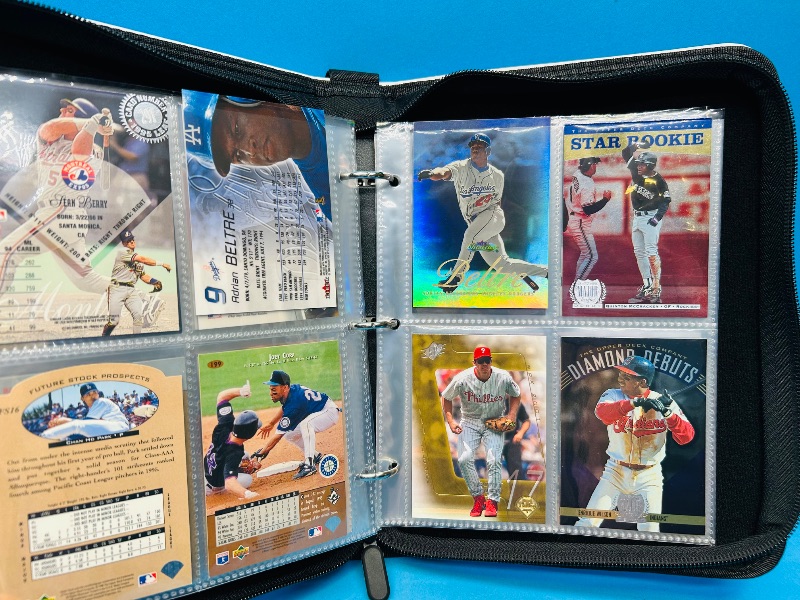 Photo 5 of 686950…final sale no returns/refunds-76 mixed baseball holo, foil, chrome cards in binder 