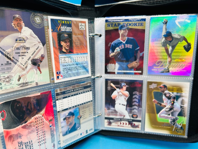 Photo 10 of 686950…final sale no returns/refunds-76 mixed baseball holo, foil, chrome cards in binder 