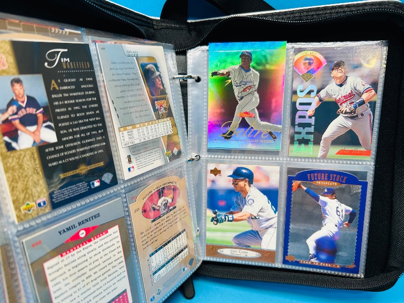 Photo 4 of 686950…final sale no returns/refunds-76 mixed baseball holo, foil, chrome cards in binder 