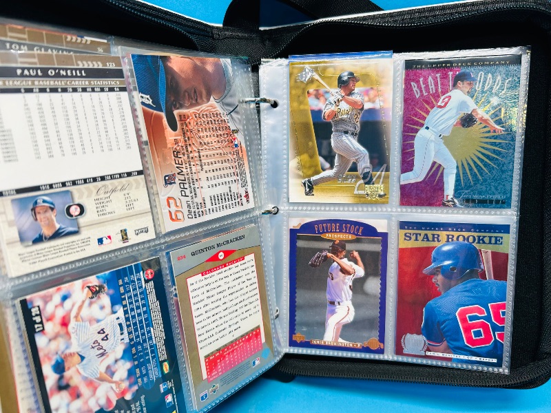 Photo 8 of 686950…final sale no returns/refunds-76 mixed baseball holo, foil, chrome cards in binder 