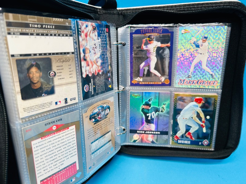 Photo 6 of 686950…final sale no returns/refunds-76 mixed baseball holo, foil, chrome cards in binder 