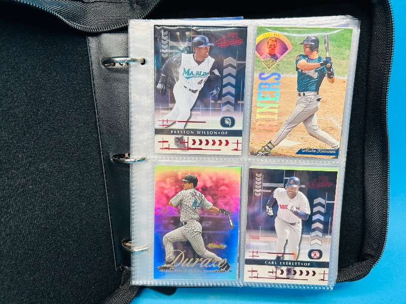 Photo 20 of 686950…final sale no returns/refunds-76 mixed baseball holo, foil, chrome cards in binder 