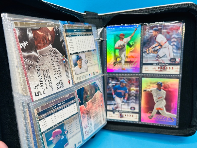 Photo 2 of 686950…final sale no returns/refunds-76 mixed baseball holo, foil, chrome cards in binder 