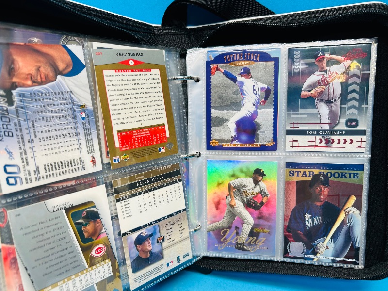 Photo 12 of 686950…final sale no returns/refunds-76 mixed baseball holo, foil, chrome cards in binder 