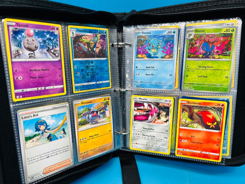 Photo 16 of 686951…final sale no returns/refunds-152 mixed Pokemon and reverse holo cards in binder 