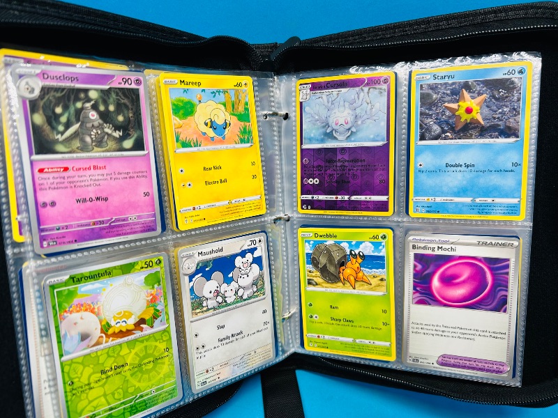 Photo 12 of 686951…final sale no returns/refunds-152 mixed Pokemon and reverse holo cards in binder 