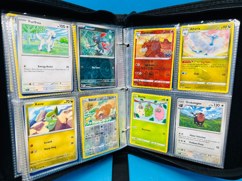 Photo 11 of 686951…final sale no returns/refunds-152 mixed Pokemon and reverse holo cards in binder 