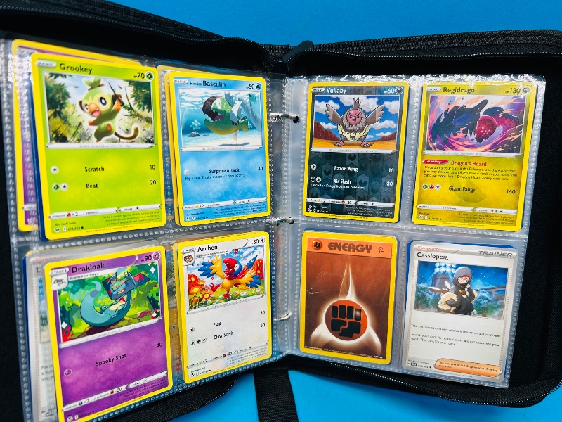 Photo 17 of 686951…final sale no returns/refunds-152 mixed Pokemon and reverse holo cards in binder 