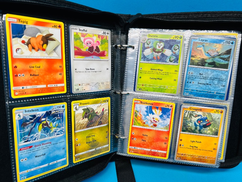 Photo 19 of 686951…final sale no returns/refunds-152 mixed Pokemon and reverse holo cards in binder 