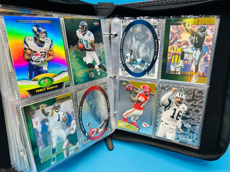 Photo 13 of 686953…final sale no returns/refunds-120 mixed refractor, holo, chrome cards in binder 