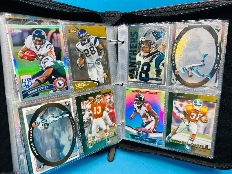 Photo 5 of 686953…final sale no returns/refunds-120 mixed refractor, holo, chrome cards in binder 