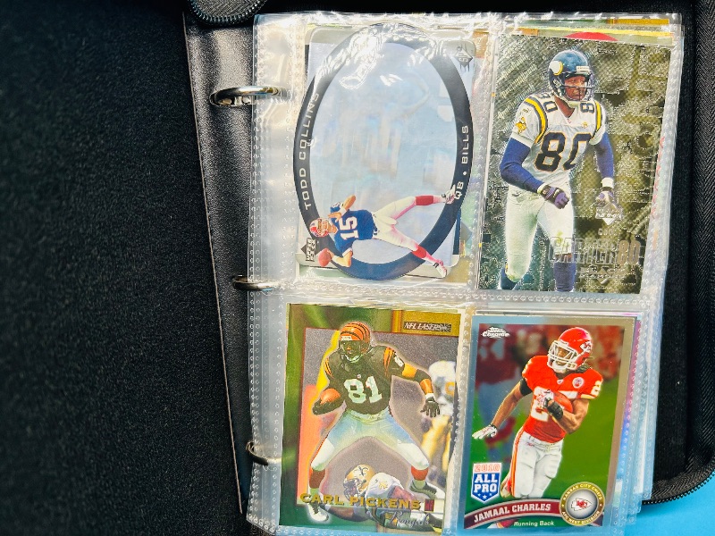 Photo 16 of 686953…final sale no returns/refunds-120 mixed refractor, holo, chrome cards in binder 