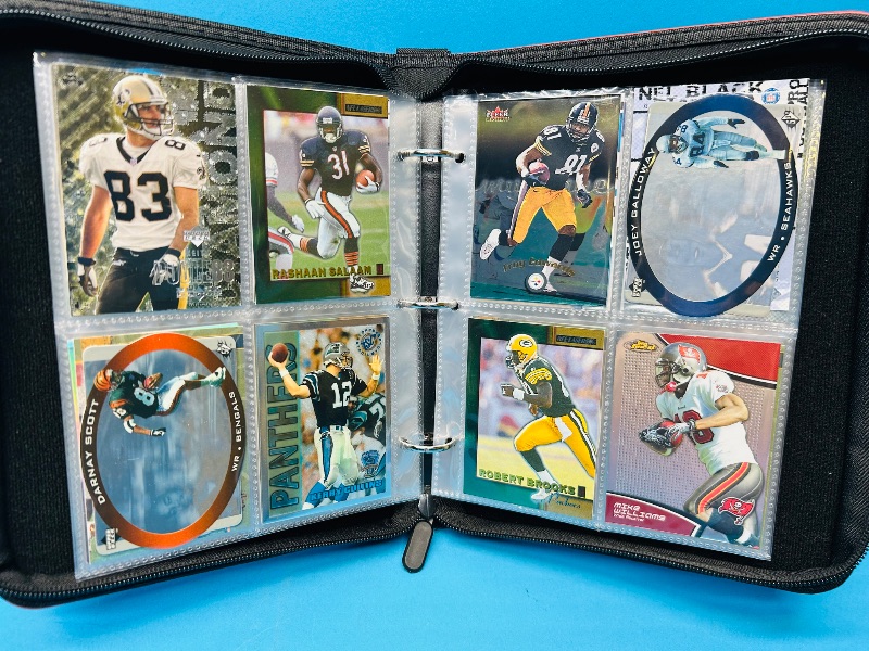 Photo 14 of 686953…final sale no returns/refunds-120 mixed refractor, holo, chrome cards in binder 