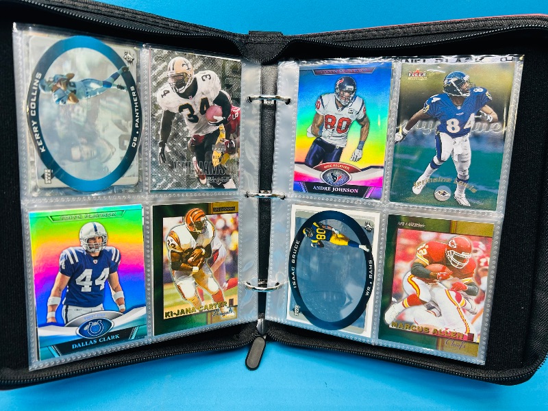 Photo 2 of 686953…final sale no returns/refunds-120 mixed refractor, holo, chrome cards in binder 