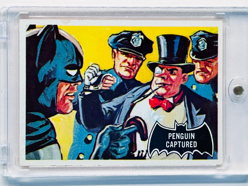 Photo 1 of 686961… vintage 1966 Batman card 24 in hard plastic case