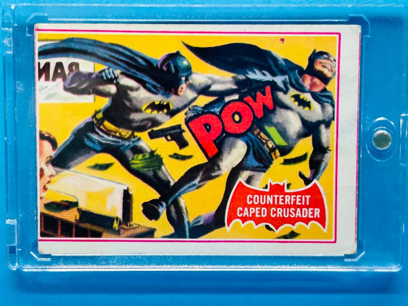 Photo 1 of 686964… vintage 1966 Batman card 42A in hard plastic case