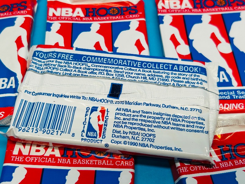 Photo 2 of 686998…final sale no returns/refunds 6 sealed NBA Hoops card packs