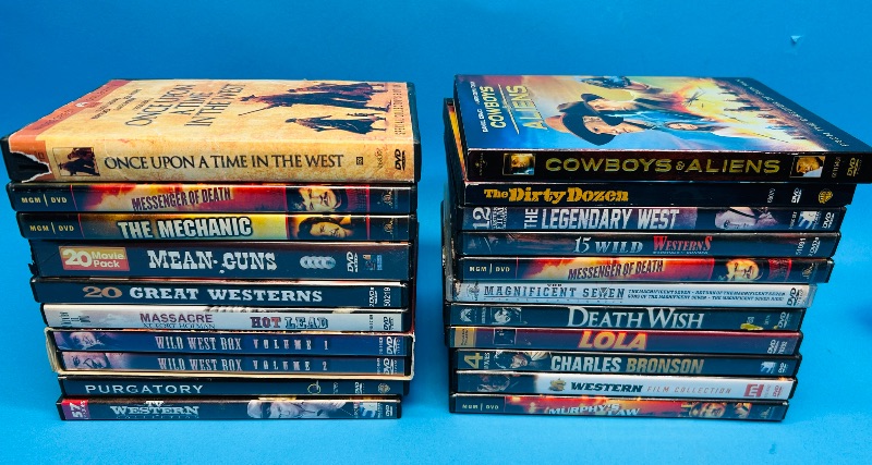 Photo 1 of 687006…20 western DVD  movies 