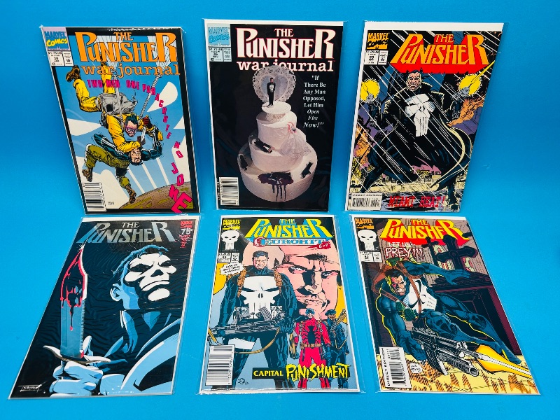 Photo 1 of 687017…  6 punisher comics in plastic sleeves 