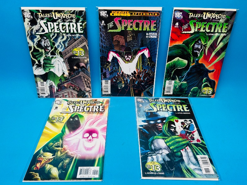 Photo 1 of 687020…5 Spectre  comics in plastic sleeves 