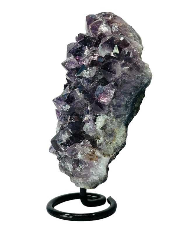 Photo 1 of 687031…7”  amethyst crystal rock on stand- height includes display stand 