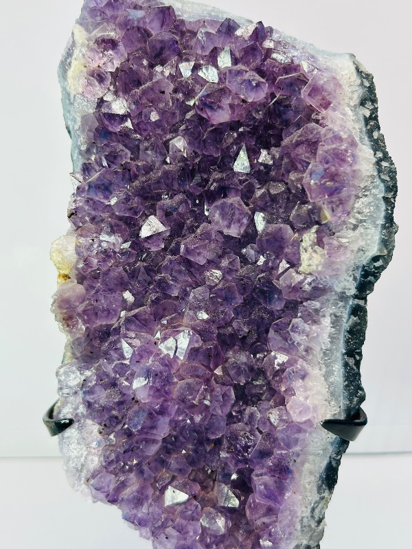 Photo 5 of 687032…  9” amethyst crystal rock on stand- height includes display stand 