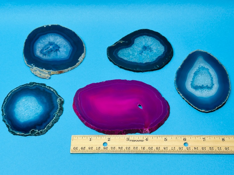 Photo 2 of 687048…5 agate slices 