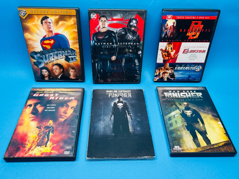 Photo 1 of 687077…6 superheroes  DVD  movies 