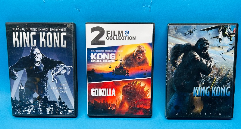 Photo 1 of 687098…3 King Kong DVD movies 