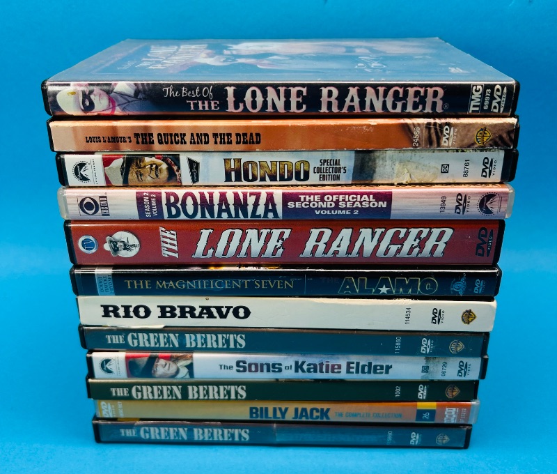 Photo 1 of 687102…12 western DVD movies 