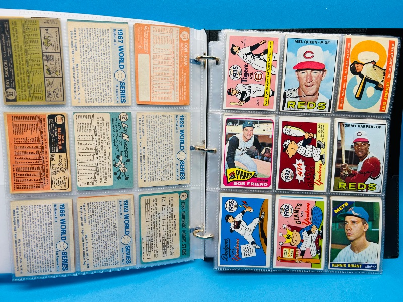 Photo 17 of 687107…final sale no returns/refunds-171 mixed baseball cards from the 1960’s in binder - may show wear from age