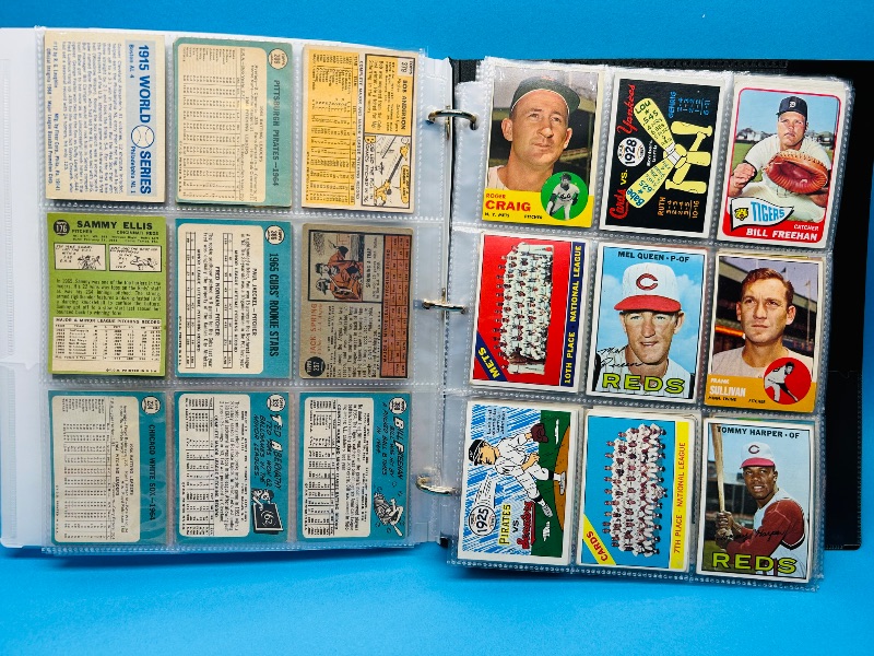 Photo 16 of 687107…final sale no returns/refunds-171 mixed baseball cards from the 1960’s in binder - may show wear from age