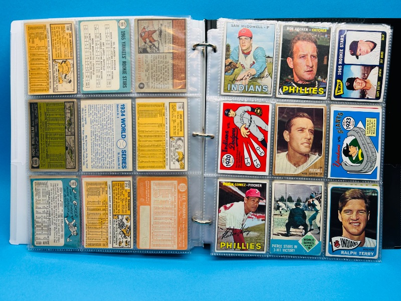 Photo 3 of 687107…final sale no returns/refunds-171 mixed baseball cards from the 1960’s in binder - may show wear from age