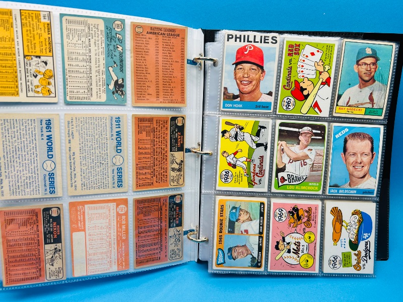 Photo 18 of 687107…final sale no returns/refunds-171 mixed baseball cards from the 1960’s in binder - may show wear from age