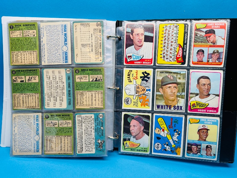 Photo 7 of 687107…final sale no returns/refunds-171 mixed baseball cards from the 1960’s in binder - may show wear from age