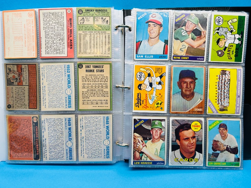 Photo 4 of 687107…final sale no returns/refunds-171 mixed baseball cards from the 1960’s in binder - may show wear from age