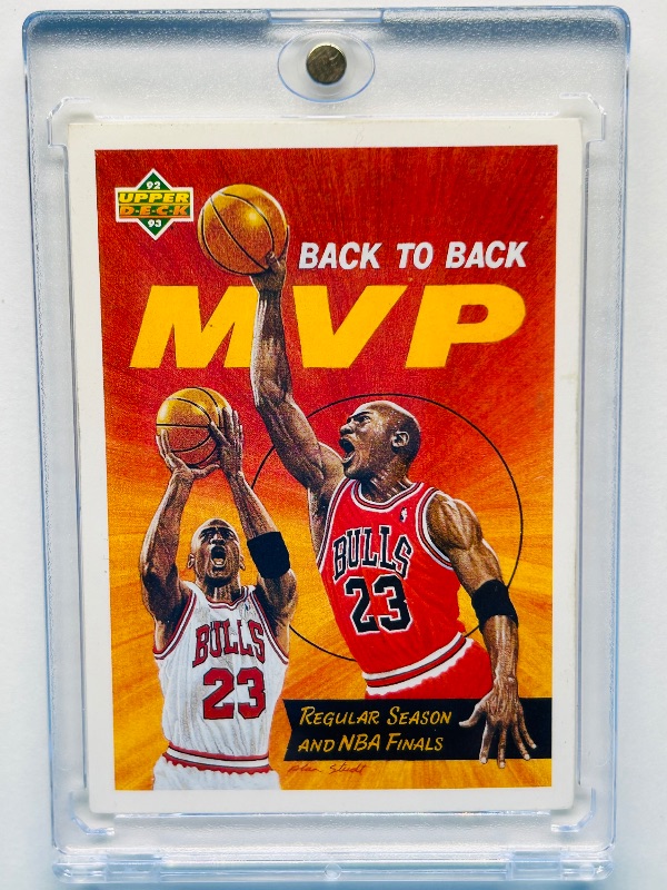 Photo 1 of 687108…Michael  Jordan card 67 in hard plastic case