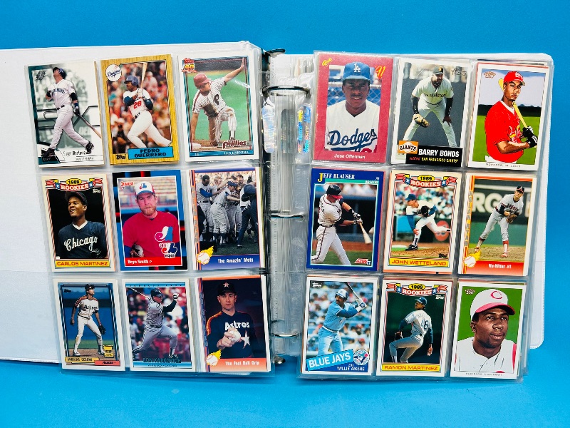 Photo 14 of 687134…final sale no returns/refunds -450 mixed baseball cards in binder