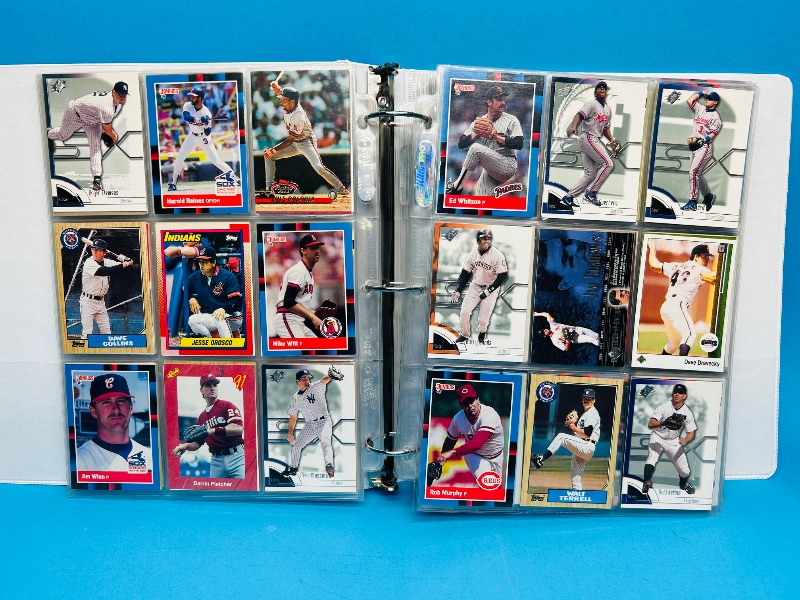 Photo 13 of 687134…final sale no returns/refunds -450 mixed baseball cards in binder