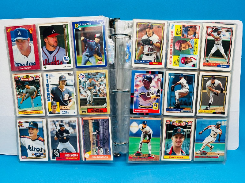 Photo 20 of 687134…final sale no returns/refunds -450 mixed baseball cards in binder