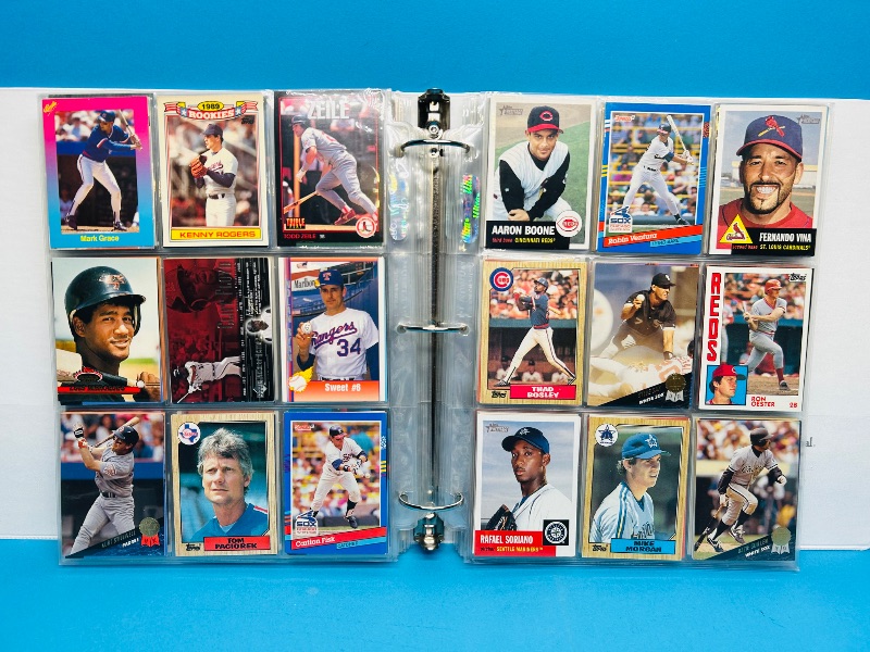 Photo 7 of 687134…final sale no returns/refunds -450 mixed baseball cards in binder